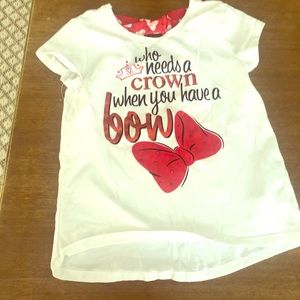 Disney Minnie Mouse shirt from Disneyworld.